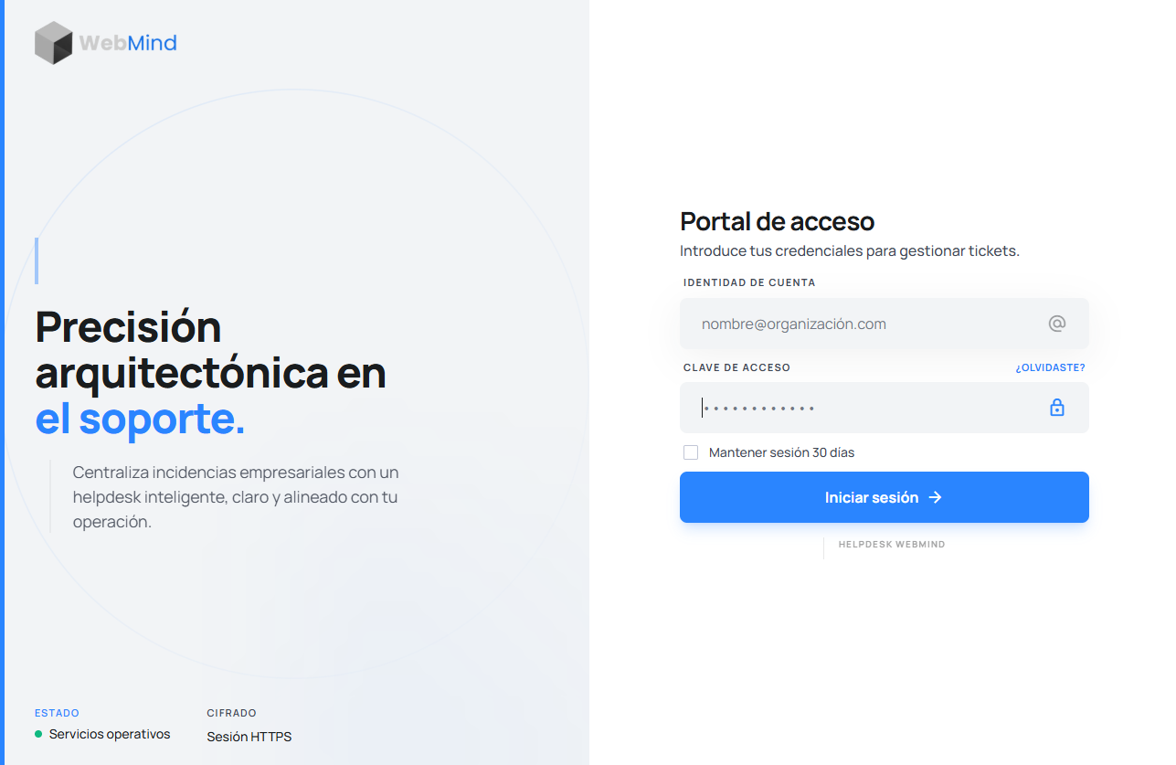 Helpdesk Webmind