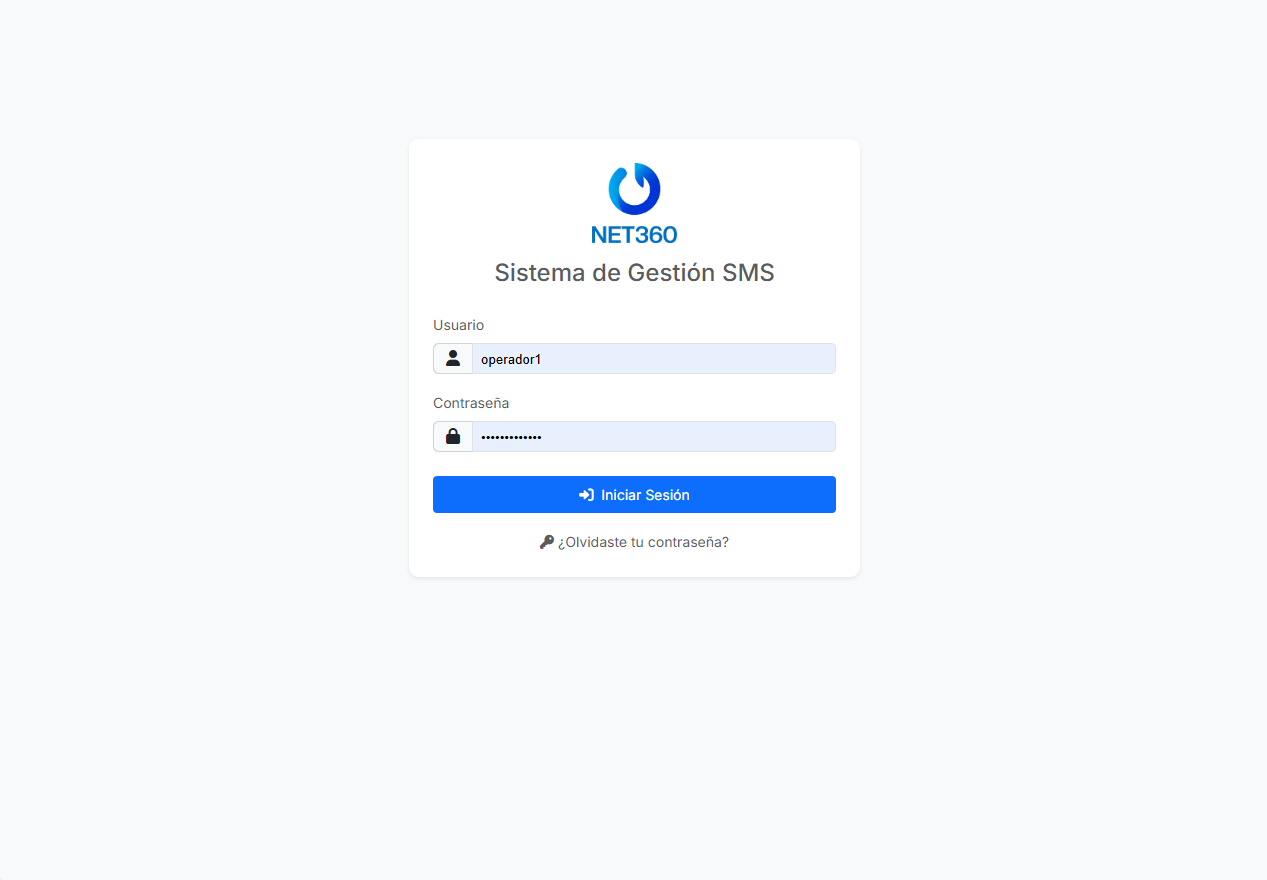 Sistema de Gestión SMS